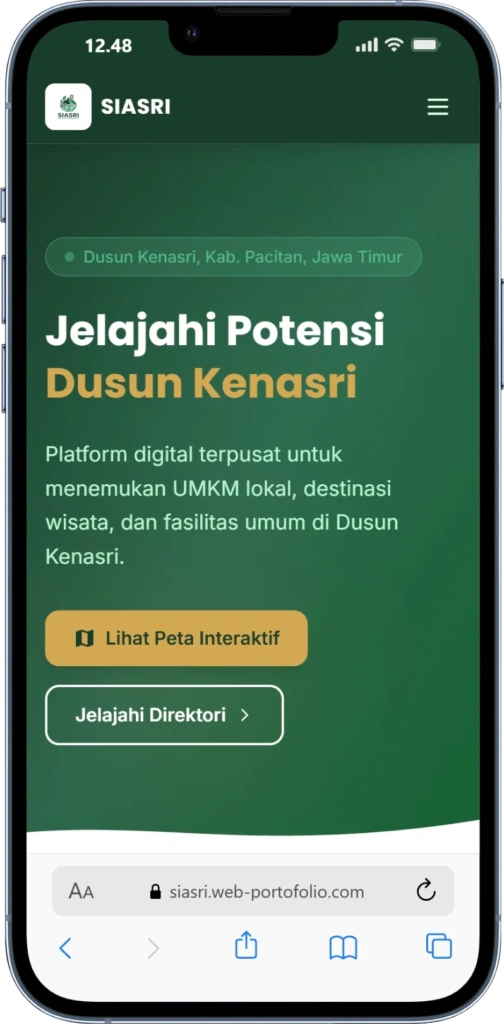 Sistem Informasi Aset Dan Sumber Daya Dusun Kenasri