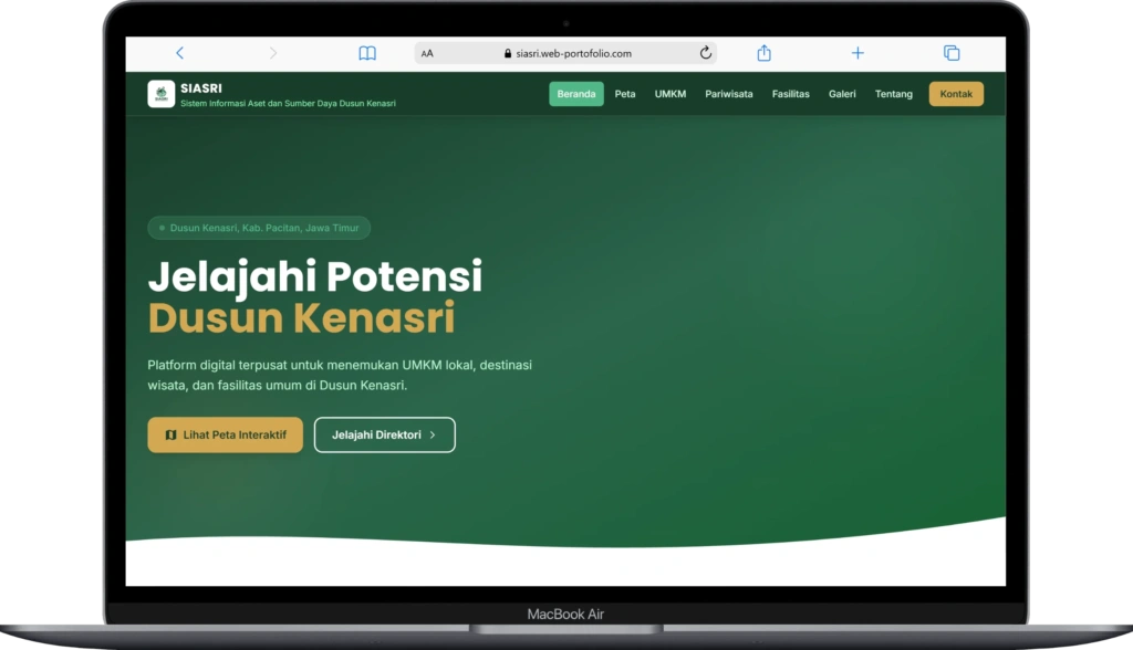 Website Desa Kenasri